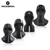 ROCKBROS Winter Thermal Fleece Ski Mask Snowboard Hood Full Face Cover Scarfs Cycling Face Mask Outdoor Balaclava Windproof Mask