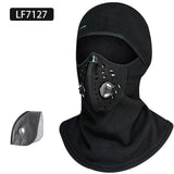 ROCKBROS Winter Thermal Fleece Ski Mask Snowboard Hood Full Face Cover Scarfs Cycling Face Mask Outdoor Balaclava Windproof Mask
