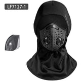 ROCKBROS Winter Thermal Fleece Ski Mask Snowboard Hood Full Face Cover Scarfs Cycling Face Mask Outdoor Balaclava Windproof Mask