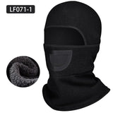 ROCKBROS Winter Thermal Fleece Ski Mask Snowboard Hood Full Face Cover Scarfs Cycling Face Mask Outdoor Balaclava Windproof Mask