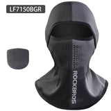 ROCKBROS Winter Thermal Fleece Ski Mask Snowboard Hood Full Face Cover Scarfs Cycling Face Mask Outdoor Balaclava Windproof Mask