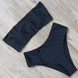 RUUHEE Bandage Bikini Swimwear Women Swimsuit High Waist Bikini Set 2019 Bathing Suit Push Up Maillot De Bain Femme Beachwear