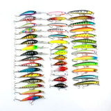 Minnow 43pcs/lot Fly Fishing Lure Set China Hard Bait Jia Lure Wobbler Carp 6 Models Fishing Tackle Wholesale