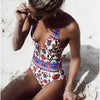 Sexy One Piece Swimsuit Women 2019 Summer Beachwear Lace One Shoulder Swimwear Bathing Suits Bodysuit Monokini Swimsuit