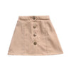 Spring Baby Girls Skirts Buttons Cotton Children Summer Skirts Girls Spring Wear