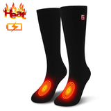 Electric Heated Socks With Heated Battery Rechargeable Winter Warm Socks Men Women Electric Heated Socks For Ski Hiking