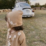 Infant Girl's New Spring Dress 2019 Retro Handmade Crochet Sweater Kids Sweet Cardigan Knitted Baby Sweaters Coat Toddler Girls