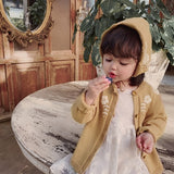 Infant Girl's New Spring Dress 2019 Retro Handmade Crochet Sweater Kids Sweet Cardigan Knitted Baby Sweaters Coat Toddler Girls