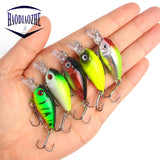 HAODIAOZHE 4.5cm 4.2g Crankbait Fishing Lure Artificial Crank Hard Bait Topwater Minnow Fishing Wobblers Japan Fish Lures YU209