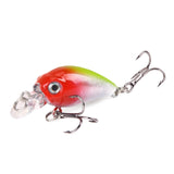HAODIAOZHE 4.5cm 4.2g Crankbait Fishing Lure Artificial Crank Hard Bait Topwater Minnow Fishing Wobblers Japan Fish Lures YU209