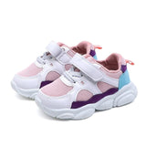 HaoChengJiaDe Children Sports Shoes Boys Girls Spring Damping Casual Shoes Toddler Slip Patchwork Breathable Sneakers kids shoes