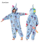 Kigurumi Pajamas Unicorn For Children Baby Girls Pyjamas Boys Sleepwear Animal Lion Deer Licorne Onesie Kids Costume Jumpsuit