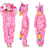 Kigurumi Pajamas Unicorn For Children Baby Girls Pyjamas Boys Sleepwear Animal Lion Deer Licorne Onesie Kids Costume Jumpsuit