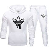 New hot Two Pieces Set Fashion Hooded Sweatshirts Sportswear Men Tracksuit Hoodie Autumn Men Brand Clothes Hoodies+Pants Sets