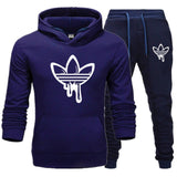 New hot Two Pieces Set Fashion Hooded Sweatshirts Sportswear Men Tracksuit Hoodie Autumn Men Brand Clothes Hoodies+Pants Sets