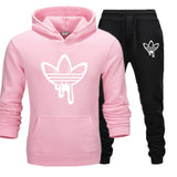 New hot Two Pieces Set Fashion Hooded Sweatshirts Sportswear Men Tracksuit Hoodie Autumn Men Brand Clothes Hoodies+Pants Sets