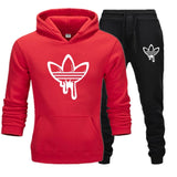 New hot Two Pieces Set Fashion Hooded Sweatshirts Sportswear Men Tracksuit Hoodie Autumn Men Brand Clothes Hoodies+Pants Sets