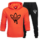 New hot Two Pieces Set Fashion Hooded Sweatshirts Sportswear Men Tracksuit Hoodie Autumn Men Brand Clothes Hoodies+Pants Sets