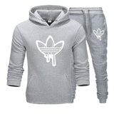 New hot Two Pieces Set Fashion Hooded Sweatshirts Sportswear Men Tracksuit Hoodie Autumn Men Brand Clothes Hoodies+Pants Sets