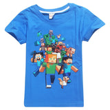 Children's Clothing MineCraft Spring Autumn Pullover Cotton Sweatshirt Hoodie Long Sleeved T-shirt Character Children's Clothes