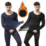Winter 37 Degree Constant Temperature Thermal Underwear for Men Ultrathin Elastic Thermo Underwear Seamless Long Johns